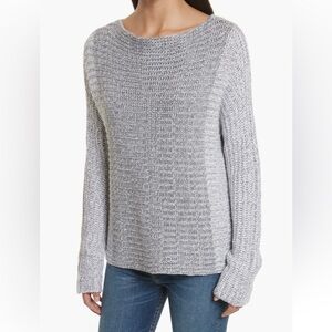 ATM Gray Boatneck sweater